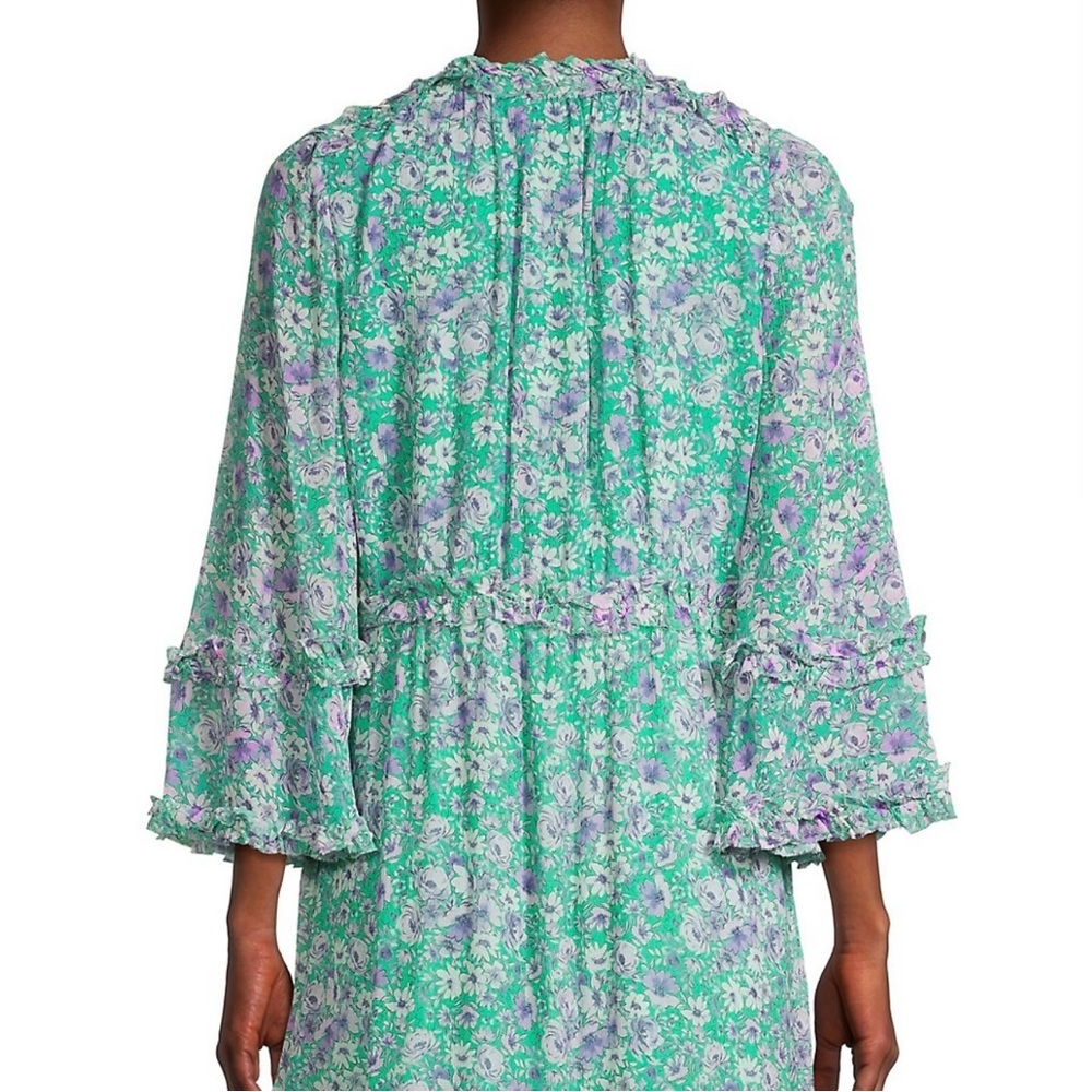 Kobi Halperin-The Everly Dress,in “Ivory/Mauve Multi”, Size Small, NWT from Saks - Picture 5 of 16